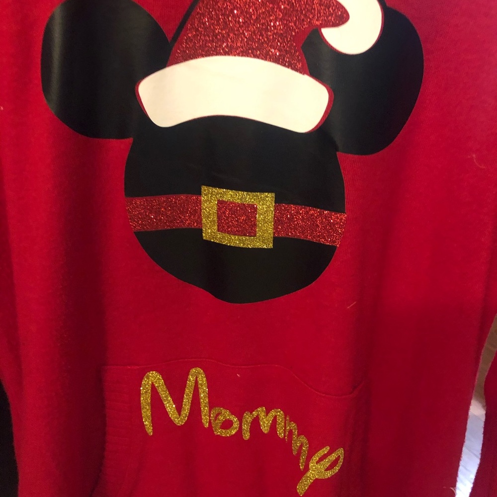 Minnie Mouse Santa inspired sweater/hoodie